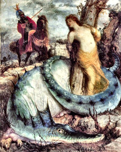 B�cklin : Roger et Ang�lique.