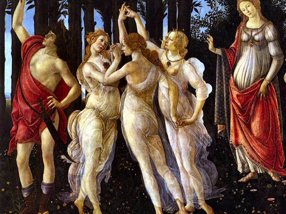Botticelli : les Trois Gr�ces.