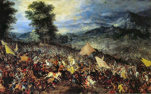 Breughel l'Ancien : la bataille de Gaugam�le.