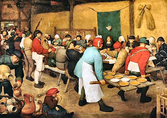 Breughel : Festin de noces.