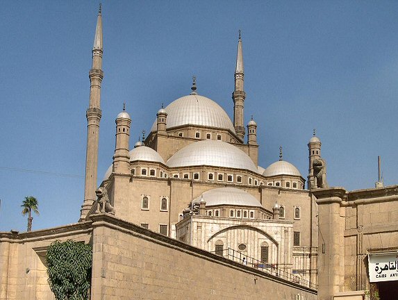 Le Caire : mosqu�e de M�h�met Ali.