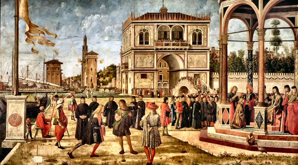 Carpaccio : Saint-Georges combattant le dragon.