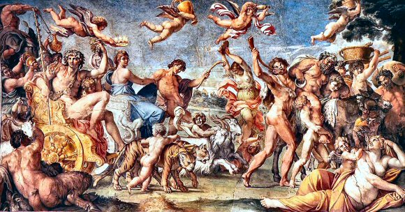 Carrache : Triomphe de Bacchus et d'Ariane.