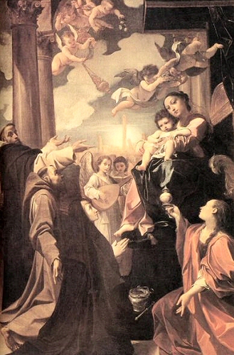 Louis Carrache : La Madone de Bargellini.