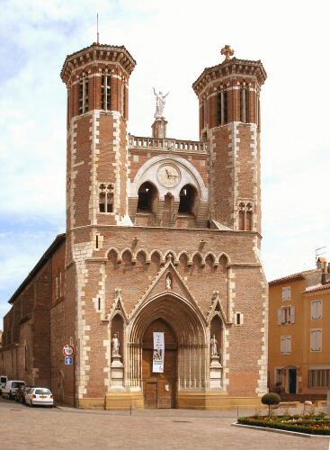 Caz�res  : l'�glise.