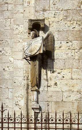 Chartres : cadran solaire de la cath�drale.