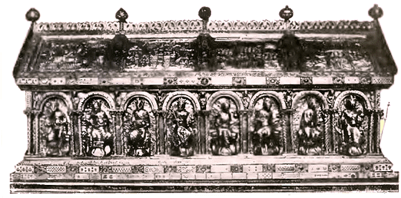 Ch�sse contenent les ossements de Charlemagne.