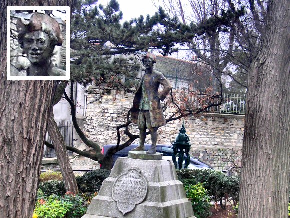 Statue du chevalier de la Barre.