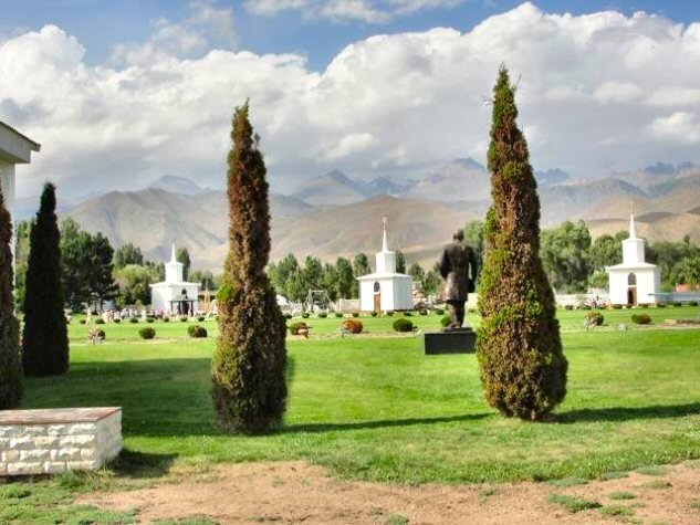 Kirghizstan : le Tian Chan depuis Chopa Ata.