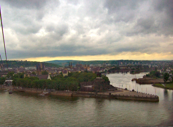 Coblence : Deutsches Eck.