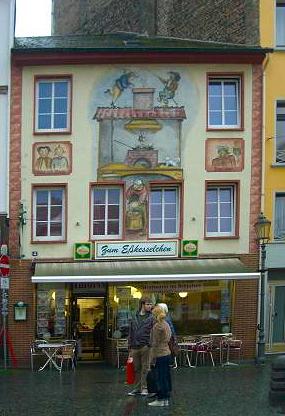 Coblence : fa�ade de maison.