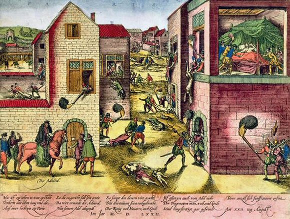 La mort de Gaspard de Coligny.