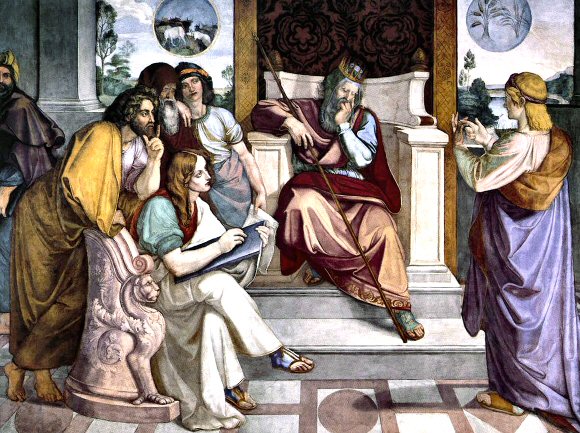 Cornelius : Joseph interpr�tant le r�ve de Pharaon.