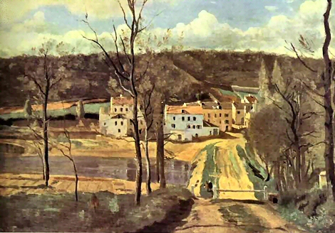 Corot : Maisons de Cabassud.