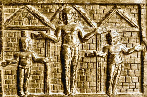 Romme : Crucifixion � l'�glise Sainte-Sabine de l'Aventin.