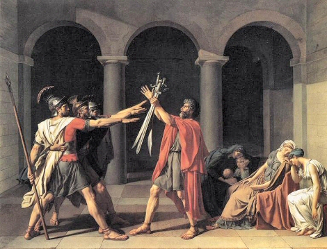 Le Serment des Horaces, par David.
