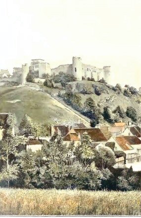 Druyes : le ch�teau