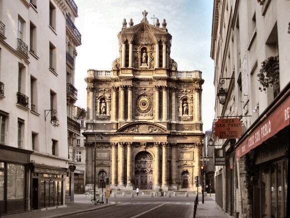 Eglise Saint-Louis et Saint-Paul, � Paris (4e arrondissement).