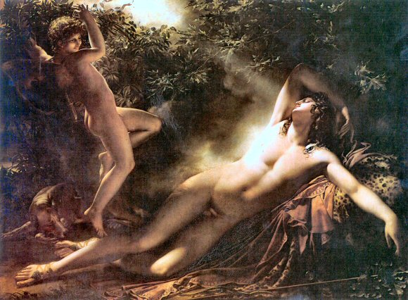 Girodet : le sommeil d'Endymion.