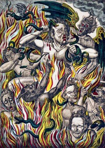 Damn�s en Enfer.