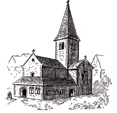 Epfig : l'�glise Sainte-Margueritte.
