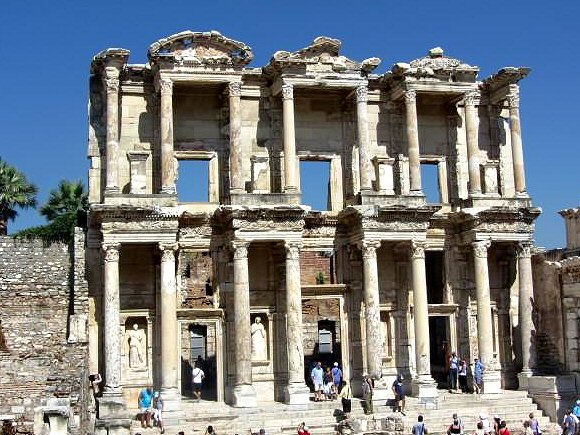 Eph�se : la biblioth�que de Celsus.
