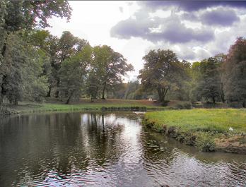 Ermenonville : le parc Jean-Jacques Rousseau.