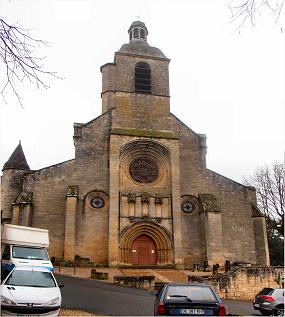 Figeac : l'�glise Notre-Dame du Puy.