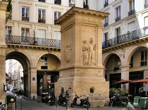 Fontaine de Mars, � Paris.