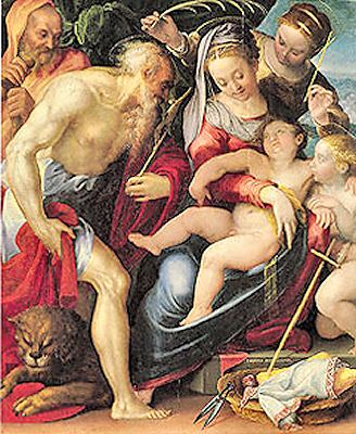 Prosper Fontana : la sainte Famille.