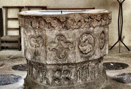 Fonts baptismaux (Limay).