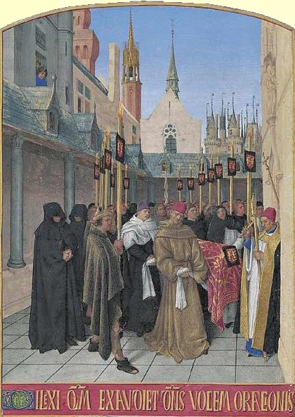 Livre d'Heures d'Etienne Chevalier, par Jean Fouquet.