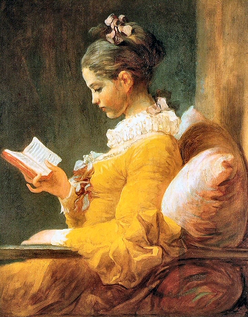Fragonard : la Liseuse.
