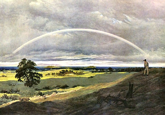 Friedrich : l'Arc-en-ciel.