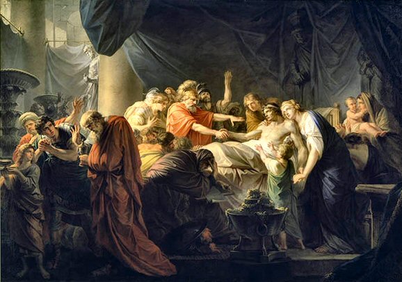F�ger : la mort de Germanicus.
