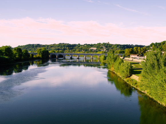 La Garonne � Agen.