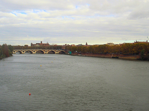 La Garonne � Toulouse.