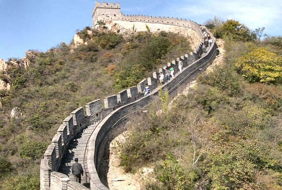 Chine : la Grande Muraille.