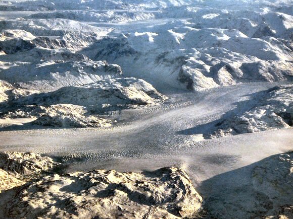 Glaciers du Groenland.
