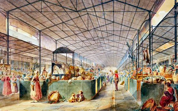 Les Halles de Paris.