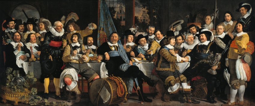 Van der Helst : le banquet de la garde civique.