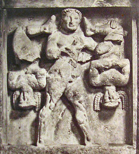 H�racl�s et les Cercopes.