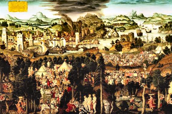 Le Jugement de Paris et la Guerre de Troie.