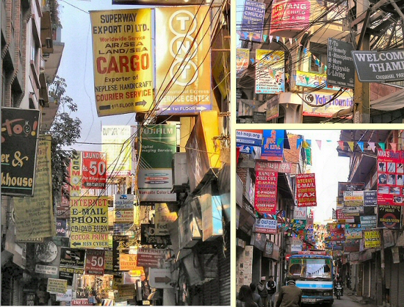 Katmandou : Thamel.