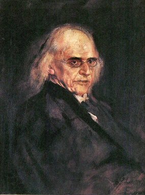 Lenbach : portrait de Mommsen.