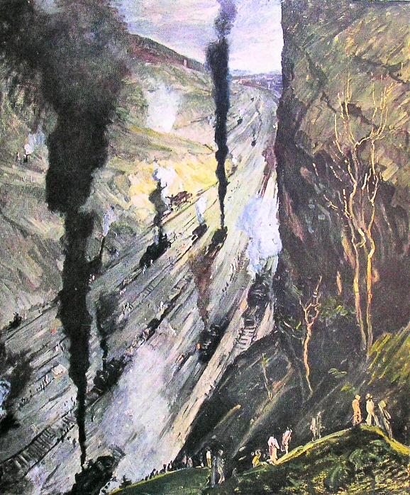 Perc�e du Canal de Panama, par Jonas Lie.