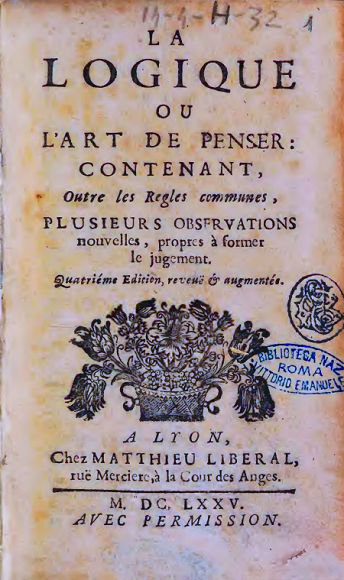 Logique de Port-Royal.
