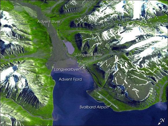 Svalbard : Longyearbyen.