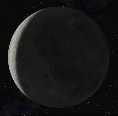 Lune : la lumi�re cendr�e.