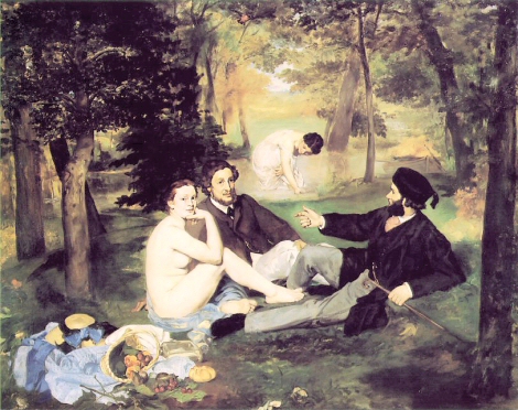 Le D�jeuner sur l'herbe, par Edouard Manet.
